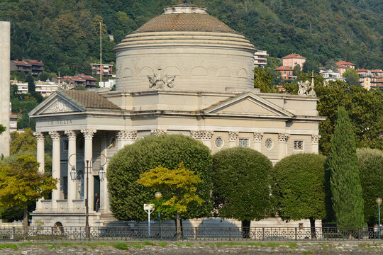 Il Tempio Voltiano, museo dedicato ad Alessandro Volta, a Como.