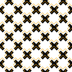 Obraz premium Linear flat abstract lines and shape pattern background