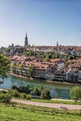 Fototapeta na wymiar The city of Bern in Switzerland