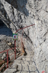 Natural reserve of Crimea. The path of Prince Golitsin. Black Sea