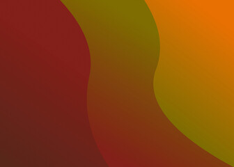 Abstract red colored background with relief wavy surface. Vector illustration