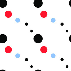 Memphis seamless pattern . Retro background with different color figures for poster or print. Memphis background with figures of different forms and colors for your design. Vector texture.