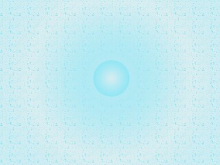 水色背景に広がる光のイメージ