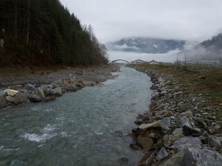 Foggy morning in Engelberg and still beautiful