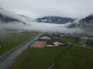 Foggy morning in Engelberg and still beautiful