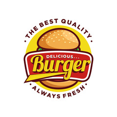 Burger logo vector Art Design