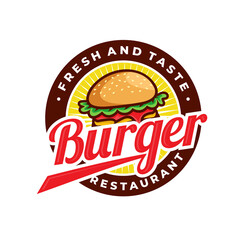 Burger logo vector Art Design