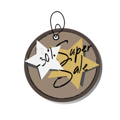 Discount sticker for the store