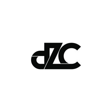 dzc letter original monogram logo design