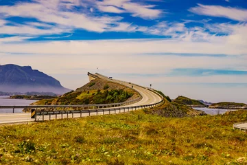 Fotobehang Atlantische weg The Atlantic Road in Norway