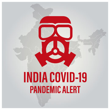 Infographic On The Situation On The Pandemic In India With Covid 19