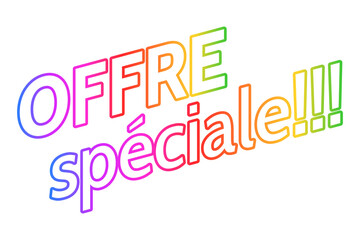 Soldes " OFFRE spéciale !!! " Arc-en-ciel