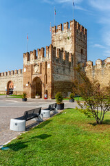 Fototapeta premium View of Soave's castle near Verona