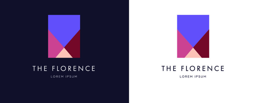 Abstract geometric logo design