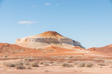 Kanku-Breakaways Conservation Park Australian geologic heritage, Famous tourist destination in Coober Pedy, South Australia