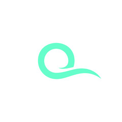 Obraz premium Q Logo Simple