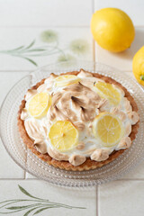 自宅でお菓子作り　レモンタルト