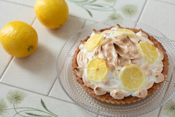 自宅でお菓子作り　レモンタルト
