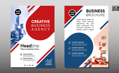 Template vector design for Brochure, Annual Report, Magazine, Poster, Corporate Presentation, Portfolio, Flyer, infographic, layout modern with colorful size A4, Easy to use and edit.