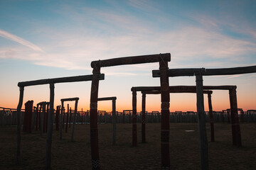 Sonnenuntergang in Pömmelte