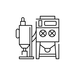 Plasma machine olor line icon. Pictogram for web page, mobile app, promo.