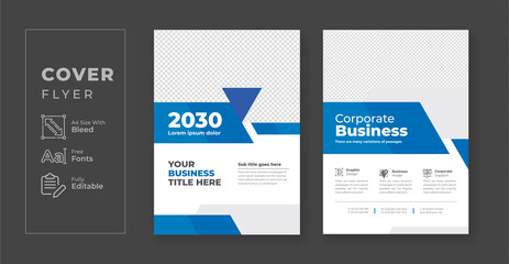 Business Flyer  template for cover brochure design layout
