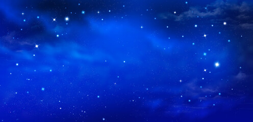 Obraz premium amazing background of the night sky with stars