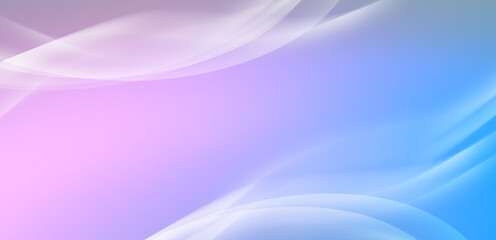Abstract pastel waves background, digital illustration © nj_musik