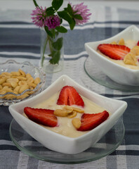 yogurt con le fragole