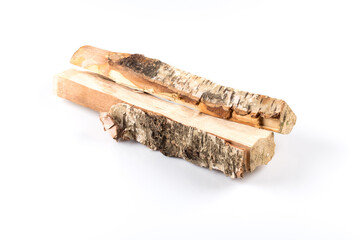 Stack of cut logs firewood