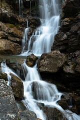 Naklejka premium Waterfalls in the bavarian mountain