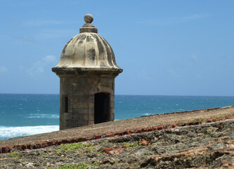 Castillo San Cristobal, a fortress in San Juan, Puerto Rico, USA