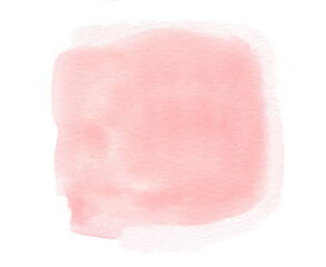 Watercolor illustration delicated splash, stain