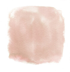 Watercolor illustration delicated splash, stain