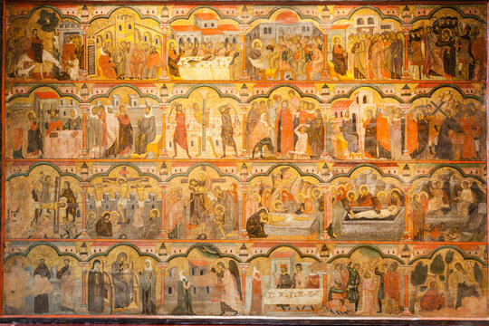 retablo de la pasion de Cristo, 1290-1305, anonimo, originario del convento de Santa Clara, Palau Episcopal, mallorca, islas baleares, espa&ntilde;a, europa