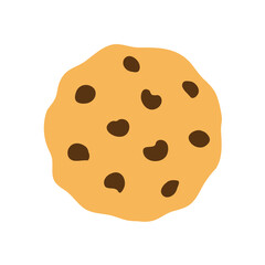 Vector Bitten Chocolate Chip Cookie For sending gifts in special festivals.