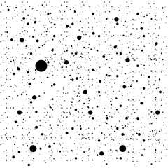 Abstract random black dots pattern background 
Eps 10 stock vector illustration 