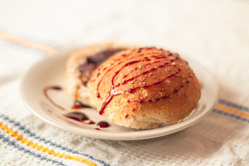 Pan con mermelada