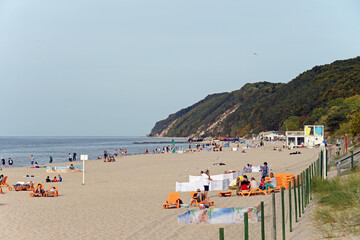 Am Strand von Misdroy