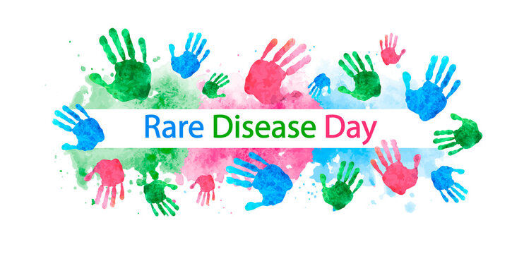 Rare Disease Day Poster or Banner. vector illustration