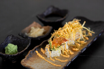 delicious sushi from japanese cuisine