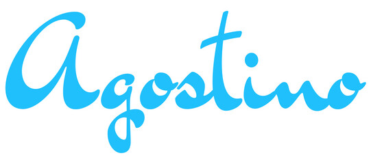 Naklejka premium Agostino