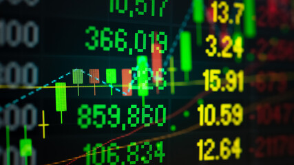 Fototapeta premium Personal financial planning concept. Businessman workplace with papers for financial planning. Business people discussing the charts and graphs showing the results of successful financial planning.