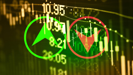 Personal financial planning concept. Businessman workplace with papers for financial planning. Business people discussing the charts and graphs showing the results of successful financial planning.