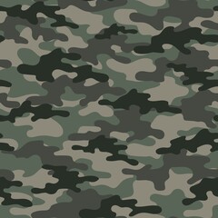 Fototapeta premium military camouflage. vector seamless print. army green camouflage for clothing or printing