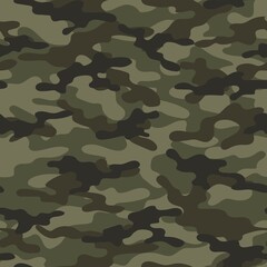 military camouflage. vector seamless print. army camouflage green for clothing or printing