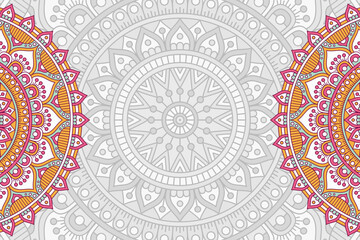 Vector ornamental background with mandala