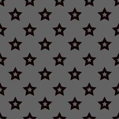 star print, vector seamless pattern for clothing or print