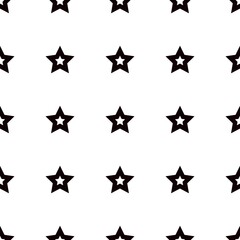 star print, vector seamless pattern for clothing or print