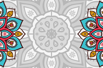 Vector ornamental background with mandala